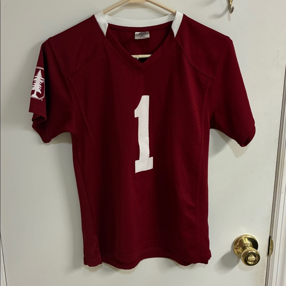 Rivalry Threads Burgundy Kids (Youth)Stanford Jersey Sz 8/10